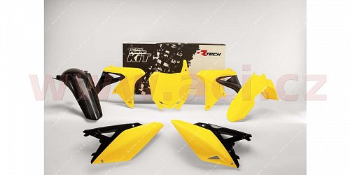 sada plastů Suzuki, RTECH (žluto-černé, 5 dílů)